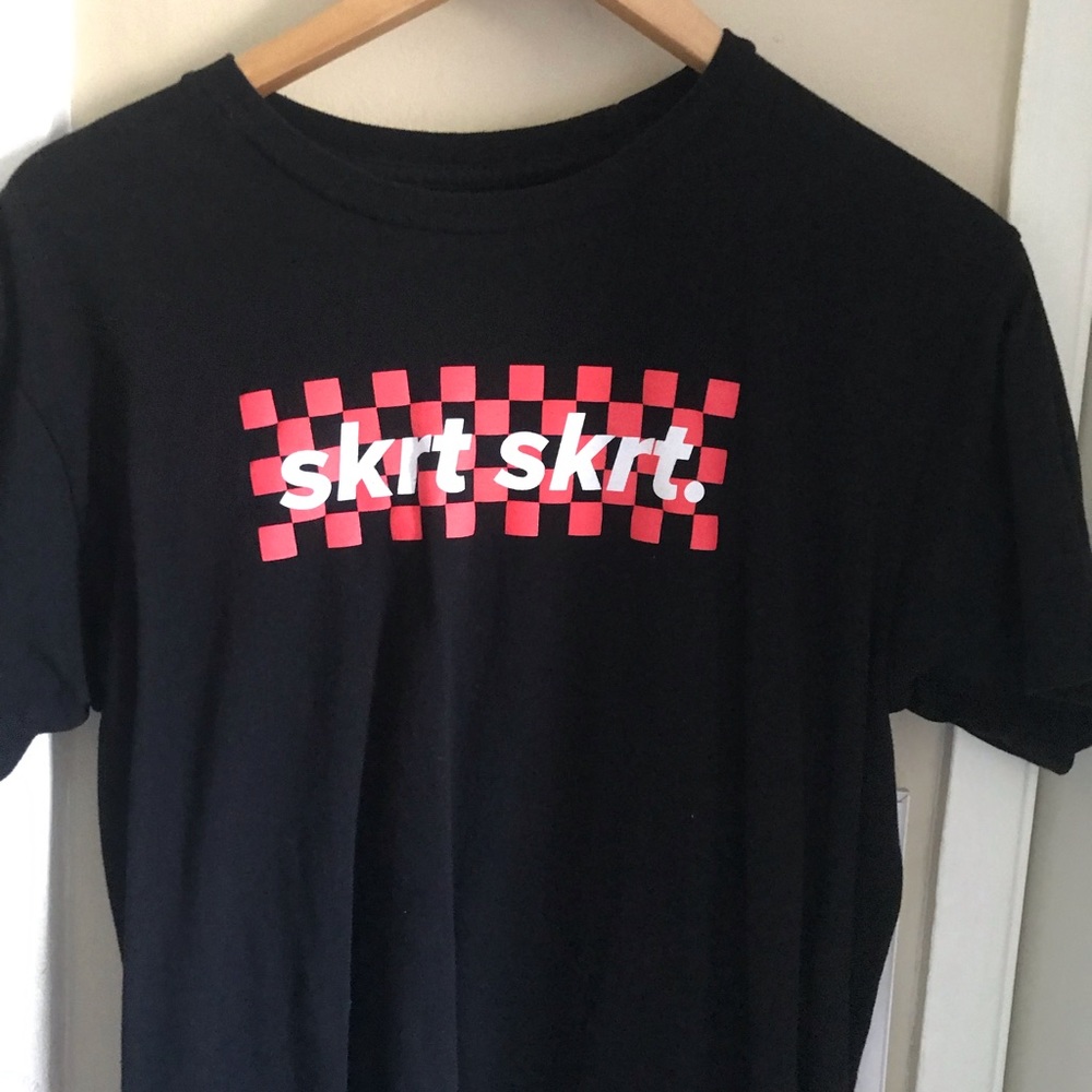 Black Graphic Design Shirt